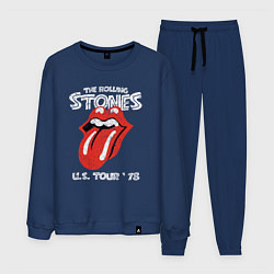 Костюм хлопковый мужской The Rolling Stones 78, цвет: тёмно-синий