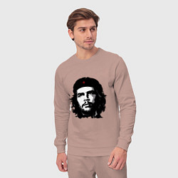 Костюм хлопковый мужской Ernesto Che Guevara, цвет: пыльно-розовый — фото 2