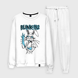 Костюм хлопковый мужской Blink 182 bunny nurse, цвет: белый