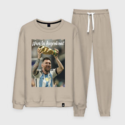Мужской костюм Lionel Messi - world champion - Argentina