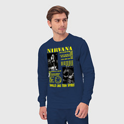 Костюм хлопковый мужской Nirvana SLTS, цвет: тёмно-синий — фото 2