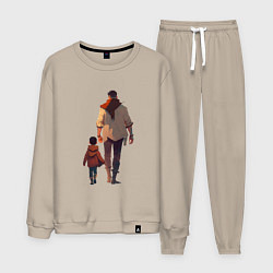 Мужской костюм Отец вместе с сыном