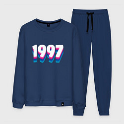 Костюм хлопковый мужской Made in 1997 vintage art, цвет: тёмно-синий
