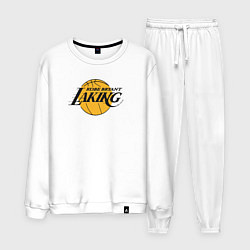 Костюм хлопковый мужской Kobe Bryant laking, цвет: белый