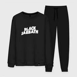 Костюм хлопковый мужской Black Sabbath Paranoid, цвет: черный