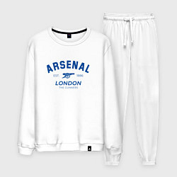 Костюм хлопковый мужской Arsenal london the gunners, цвет: белый