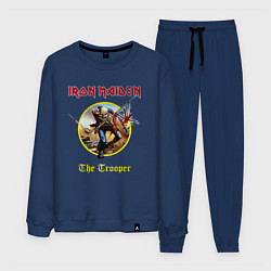 Костюм хлопковый мужской The trooper Iron Maiden, цвет: тёмно-синий
