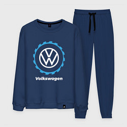 Костюм хлопковый мужской Volkswagen в стиле Top Gear, цвет: тёмно-синий