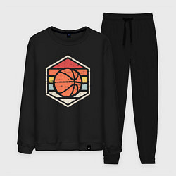Костюм хлопковый мужской Basket Baller, цвет: черный