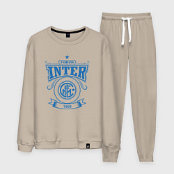 Костюм хлопковый мужской Forza Inter, цвет: миндальный