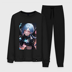 Костюм хлопковый мужской Arcane League Of Legends JINX anime, цвет: черный
