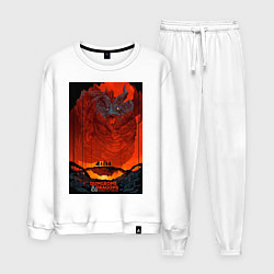 Костюм хлопковый мужской DnD Dices: Honor Among Thieves, цвет: белый