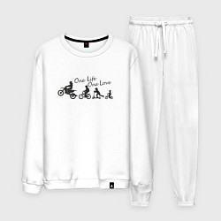 Мужской костюм One life one love