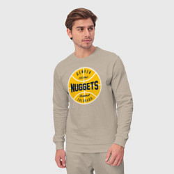 Костюм хлопковый мужской Denver Nuggets 1967, цвет: миндальный — фото 2