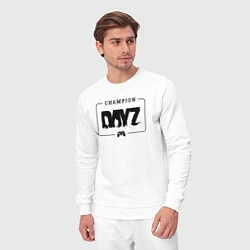 Костюм хлопковый мужской DayZ gaming champion: рамка с лого и джойстиком, цвет: белый — фото 2