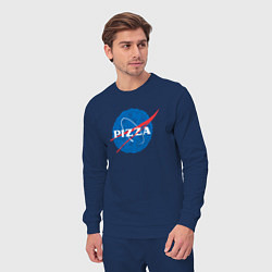 Костюм хлопковый мужской Pizza, цвет: тёмно-синий — фото 2