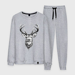 Мужской костюм Голова оленя эскиз