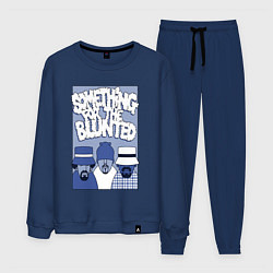 Костюм хлопковый мужской Cypress hill - blunted, цвет: тёмно-синий