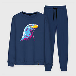 Костюм хлопковый мужской Орел WPAP, цвет: тёмно-синий