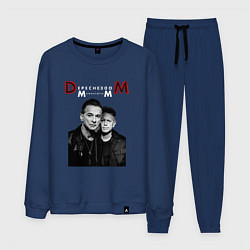 Костюм хлопковый мужской Depeche Mode 2023 Memento Mori - Dave & Martin 09, цвет: тёмно-синий
