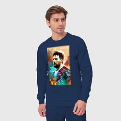 Костюм хлопковый мужской Lionel Messi - football - striker, цвет: тёмно-синий — фото 2