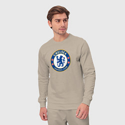 Костюм хлопковый мужской Chelsea fc sport, цвет: миндальный — фото 2