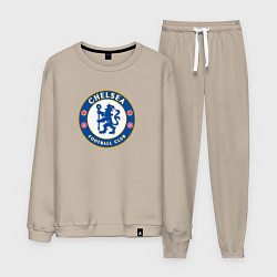 Костюм хлопковый мужской Chelsea fc sport, цвет: миндальный