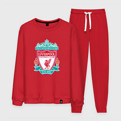Костюм хлопковый мужской Liverpool fc sport collection, цвет: красный