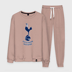 Костюм хлопковый мужской Tottenham Hotspur fc sport, цвет: пыльно-розовый