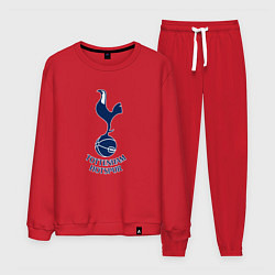 Костюм хлопковый мужской Tottenham Hotspur fc sport, цвет: красный