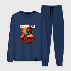 Костюм хлопковый мужской Seppuku, цвет: тёмно-синий