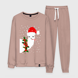 Мужской костюм Лама - альпака Санта Клаус