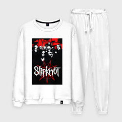 Костюм хлопковый мужской Slipknot - all, цвет: белый
