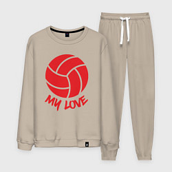 Мужской костюм Volleyball my love