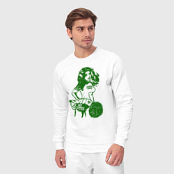 Костюм хлопковый мужской Go Celtics, цвет: белый — фото 2