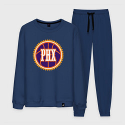 Костюм хлопковый мужской Phx basketball, цвет: тёмно-синий