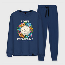 Мужской костюм I love volleyball