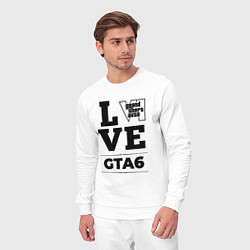 Костюм хлопковый мужской GTA6 love classic, цвет: белый — фото 2