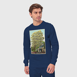Костюм хлопковый мужской Хаяо Миядзаки - studio ghibli, цвет: тёмно-синий — фото 2