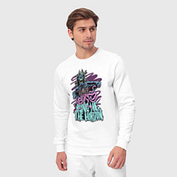 Костюм хлопковый мужской Bring Me the Horizon - Zombie, цвет: белый — фото 2