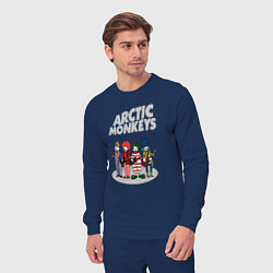 Костюм хлопковый мужской Arctic Monkeys clowns, цвет: тёмно-синий — фото 2