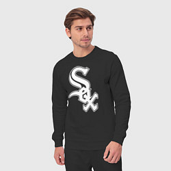 Костюм хлопковый мужской Chicago white sox - baseball, цвет: черный — фото 2