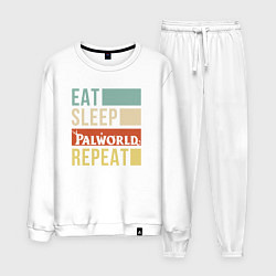 Мужской костюм Eat sleep Palworld rpeat