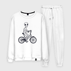 Мужской костюм Пришелец на велике