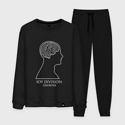 Костюм хлопковый мужской Joy Division - Disorder, цвет: черный