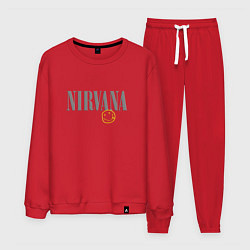 Мужской костюм Nirvana logo smile