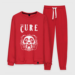 Костюм хлопковый мужской The Cure rock panda, цвет: красный