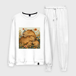 Мужской костюм Семья капибар