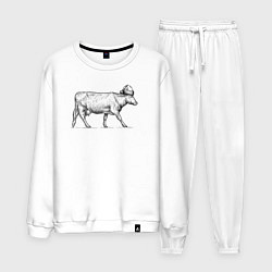 Мужской костюм Корова новогодняя