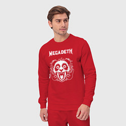 Костюм хлопковый мужской Megadeth rock panda, цвет: красный — фото 2